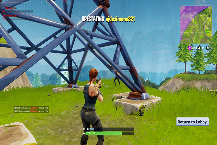 Mode replay sur Fortnite